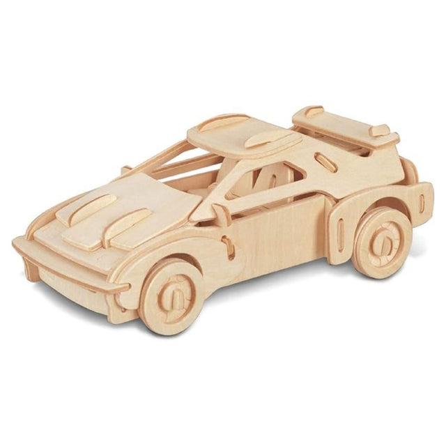 Puzzle lemn 3D - Supercar Ferrari, 2 foi, Colorarte, P065A/HR201