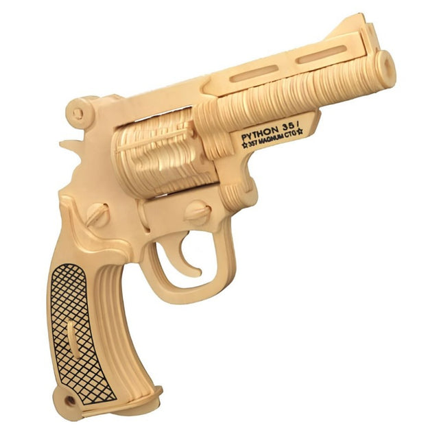 Puzzle lemn 3D - Pistol M19 Bulldog, 2 foi, Colorarte, A028-2