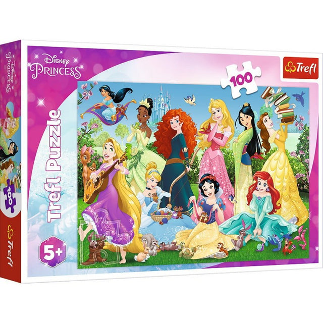 Puzzle carton 100 piese Trefl Disney Princess, 16417, 5+ ani
