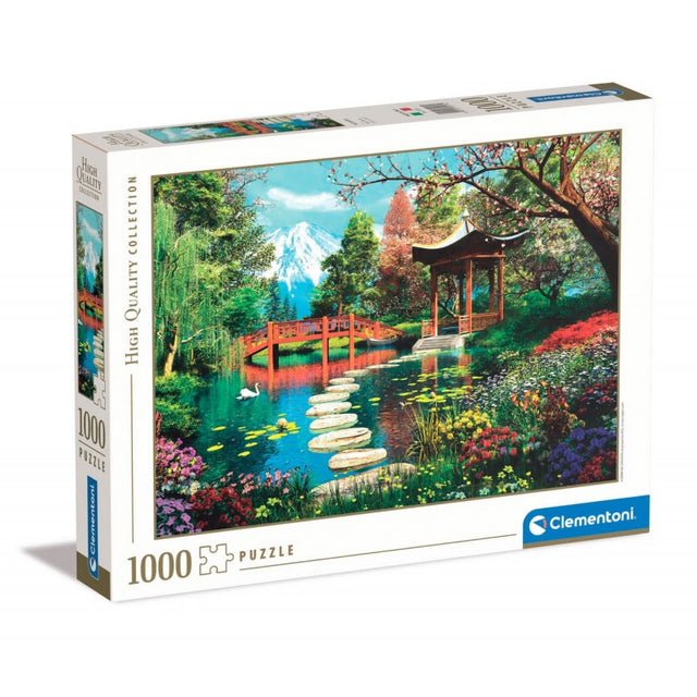 Puzzle carton 1000 piese Clementoni High quality - Vedere din gradina japoneza, 39513, 14+ ani