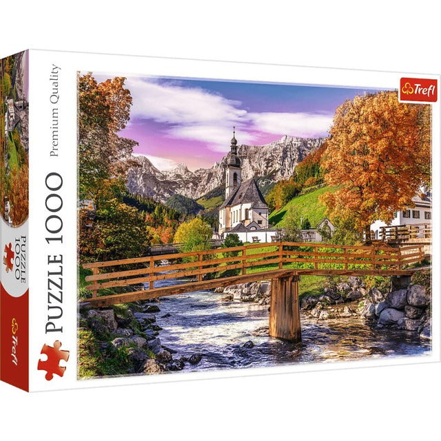 Puzzle carton 1000 piese Trefl Toamna in Bavaria, 10623, 12+ ani