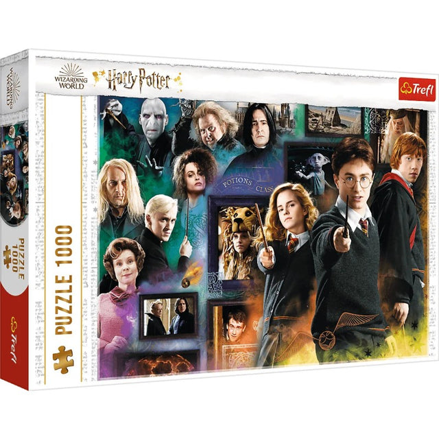 Puzzle carton 1000 piese Trefl Harry Potter - Lumea vrajitorilor, 10668, 12+ ani