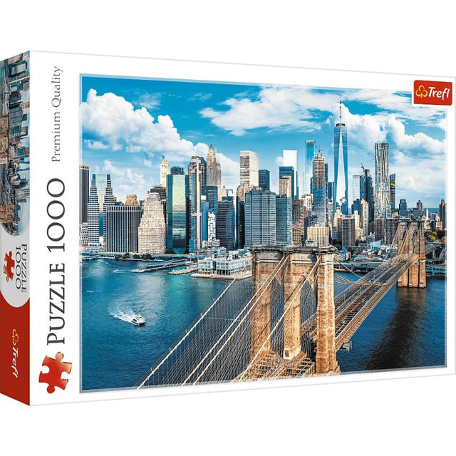 Puzzle carton 1000 piese Trefl Podul Brooklyn, New York, 10725, 12+ ani