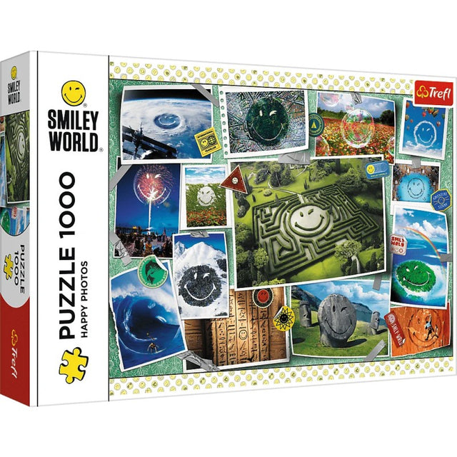 Puzzle carton 1000 piese Trefl Smiley World - Poze fericite, 10726, 12+ ani