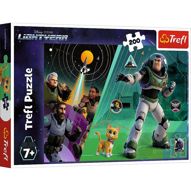 Puzzle carton 200 piese Trefl Lightyear, 13284, 7+ ani