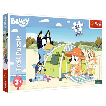 Puzzle carton 24 piese Trefl Bluey, Maxi, 14357, 4+ ani