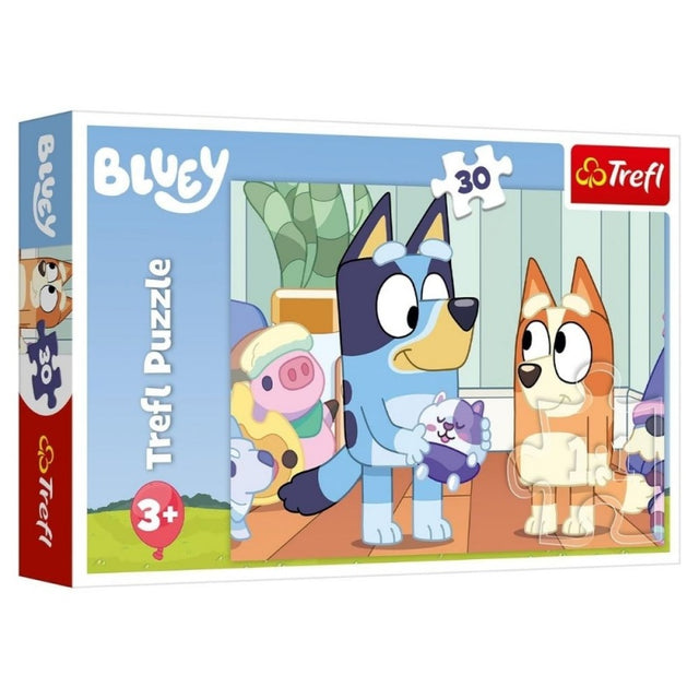 Puzzle carton 30 piese Trefl Bluey, 18324, 3+ ani
