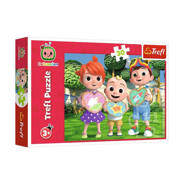 Puzzle carton 30 piese Trefl Cocomelon, 18295, 3+ ani