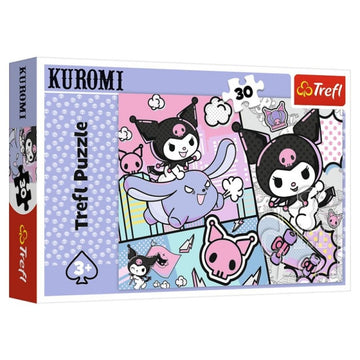 Puzzle carton 30 piese Trefl Kuromi, 18325, 3+ ani