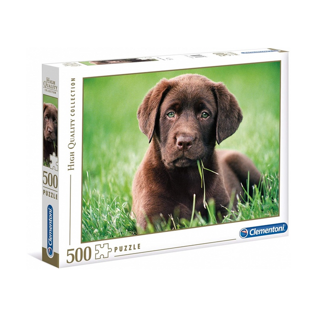 Puzzle carton 500 piese Clementoni Chocolate Puppy, 35072, 10+ ani