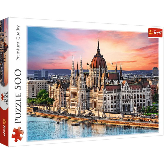 Puzzle carton 500 piese Trefl Budapesta, 37395, 10+ ani
