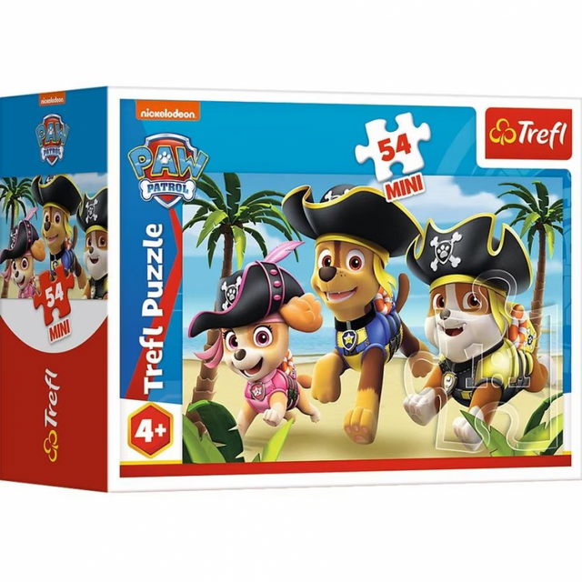 Puzzle carton 54 piese Trefl Mini - Paw Patrol, 506718, 4+ ani