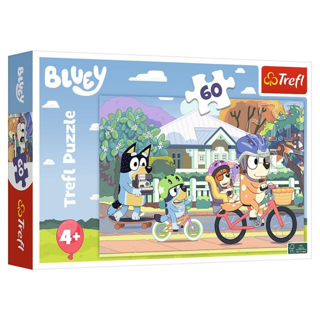 Puzzle carton 60 piese Trefl Bluey, 17384