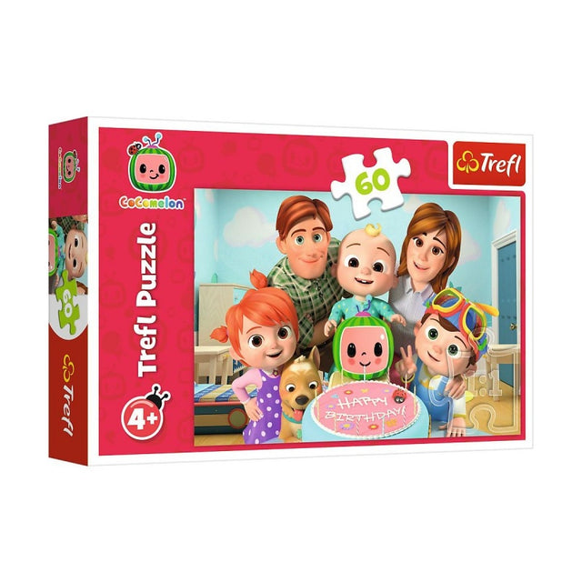 Puzzle carton 60 piese Trefl Cocomelon, 17391, 4+ ani