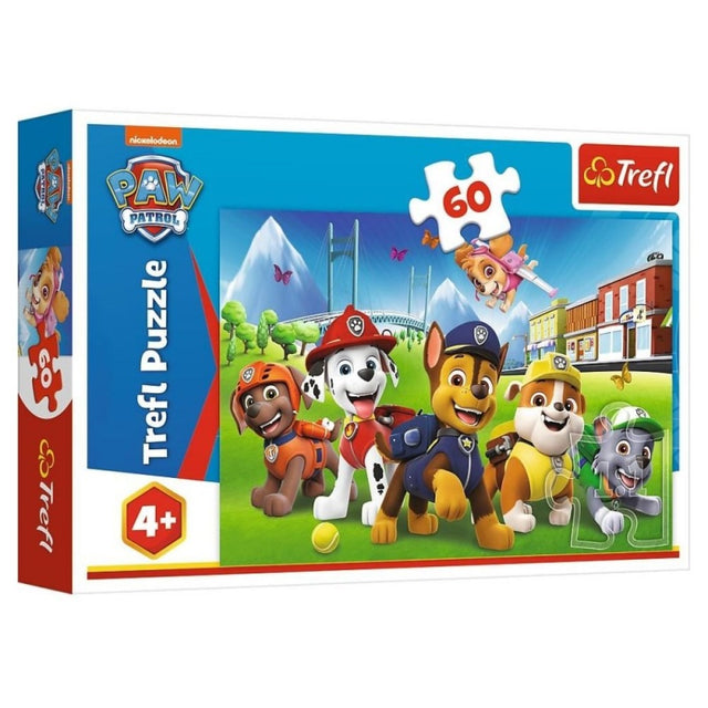 Puzzle carton 60 piese Trefl Paw Patrol, 17375 / 17392