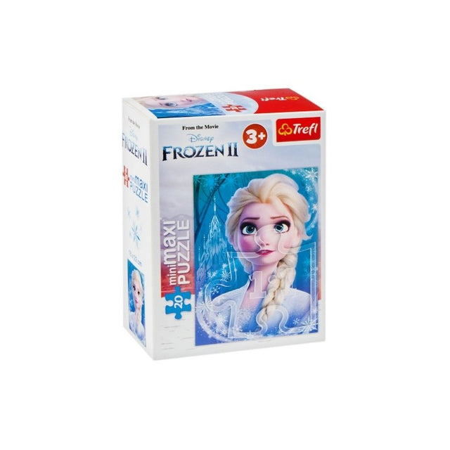 Puzzle carton 20 piese Trefl Frozen - Elsa, 21081, 3+ ani