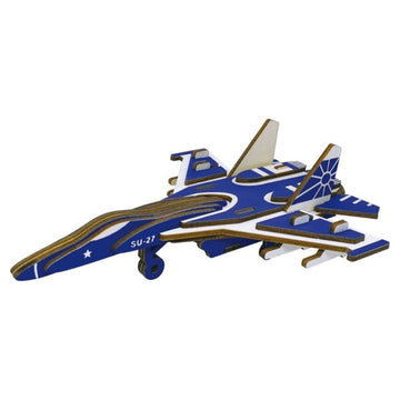 Puzzle lemn 3D - Avion F-117 Nighthawk, 2 foi, Colorarte, HE 51