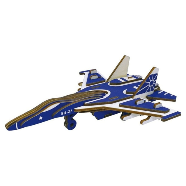 Puzzle lemn 3D - Avion F-117 Nighthawk, 2 foi, Colorarte, HE 51