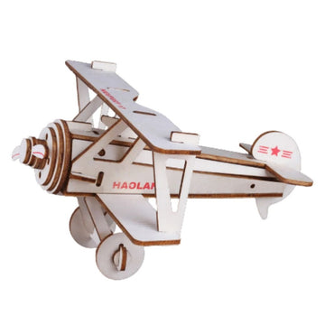Puzzle lemn 3D - Avion, 2 foi, Colorarte, A-05
