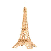 Puzzle lemn 3D - Turnul Eiffel, 3 foi, Colorarte, PJ-S110