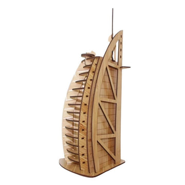 Puzzle lemn 3D - Hotel Burj al Arab, Dubai, 3 foi, Colorarte, PJ-S123