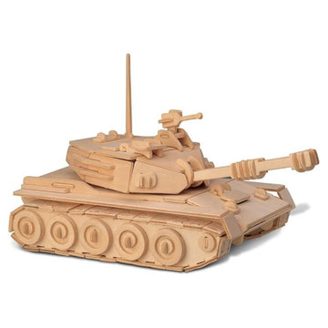 Puzzle lemn 3D - Tanc ZTZ-99, 4 foi, Colorarte, PJ-S130