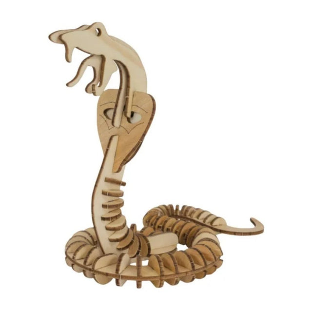 Puzzle lemn 3D - Cobra, 2 foi, Colorarte