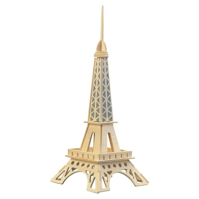 Puzzle lemn 3D - Turnul Eiffel, 2 foi, Colorarte, A025-2