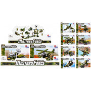 Set de constructie Alleblox Military Force - vehicule de lupta, diverse modele - 478226, 96-109 piese, 6+
