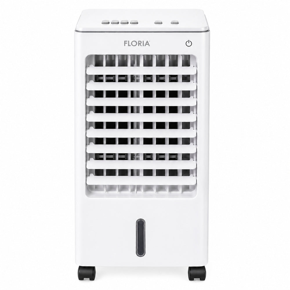 Racitor de aer Floria ZLN1108, 65W, rezervor 2.5L, 3 trepte viteza, portabil, alb