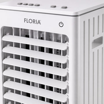 Racitor de aer Floria ZLN1108, 65W, rezervor 2.5L, 3 trepte viteza, portabil, alb