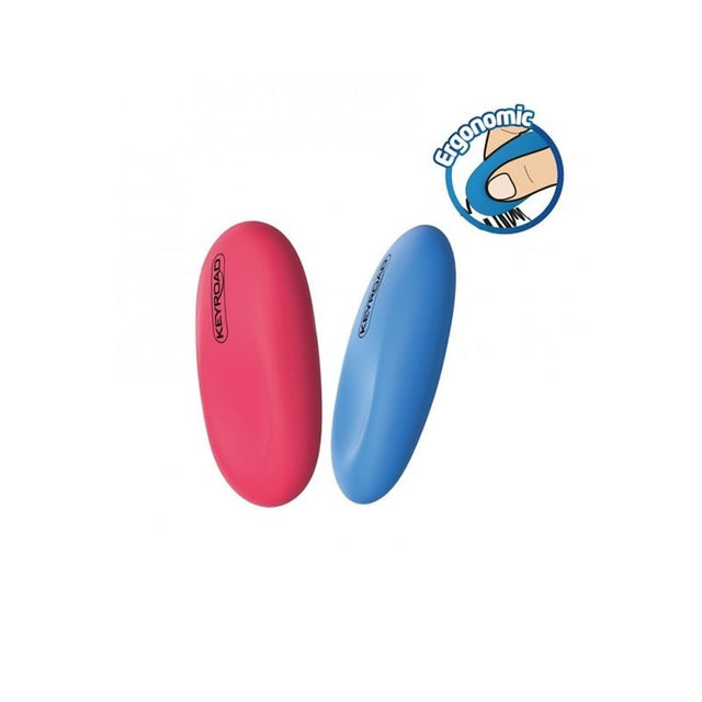 Radiera Keyroad Soft Tip KR971246 KR971788, ovala, 51x28x10mm, diverse culori, ergonomica