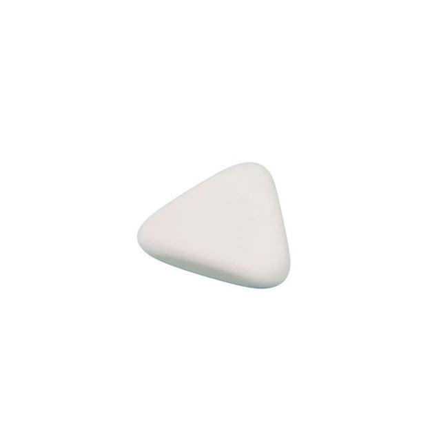 Radiera CNX BG-ER052, triunghi, 45x45mm, alb