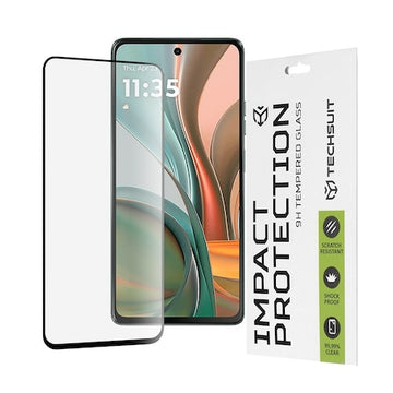 Folie Clear pentru Motorola Moto G75, Full Glass - Transparent / Negru