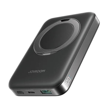 Baterie externa Joyroom PBM12, 22.5W, 1xUSB-C, 1xUSB, PD, QC3.0, Fast, Ring Stand - Negru