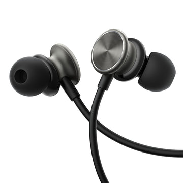 Casti cu Fir Joyroom JR-EW03, In Ear, 3.5mm, 1.2m, Mic & Volume Key, HiFi - Gri