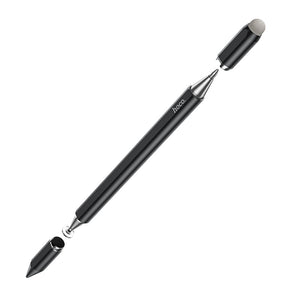 Stylus Pen 3 in 1 Hoco GM111, Capacitiv + Stylus, Touch Ecran Telefon/Tableta - Negru