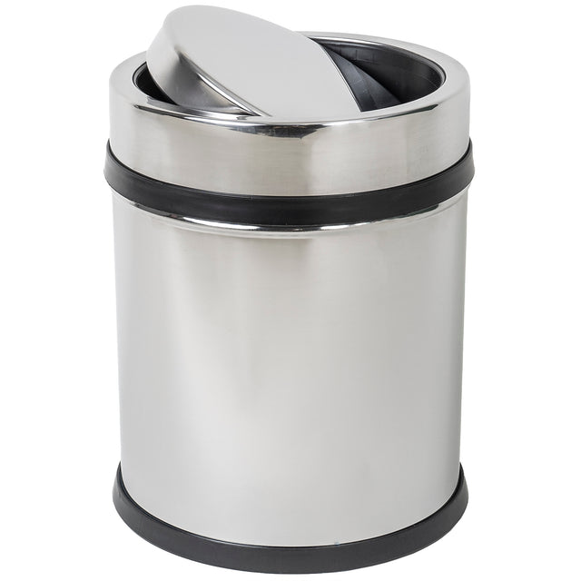 Coș de gunoi antiamprenta 16 Floria ZLN4599, inox