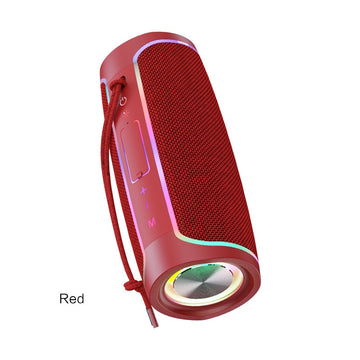 Boxa Portabila Kaku KSC-614, BT 5.0, Colorful Light, 10W, TWS - Rosu