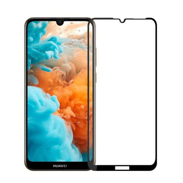 Folie Clear pentru Huawei Y6, Full Glass - Transparent / Negru