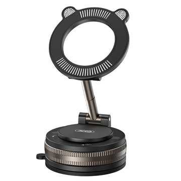 Suport Auto XO C181, Magnetic, Montaj Bord, Suction Cup, Pliabil, MultiAngle - Negru