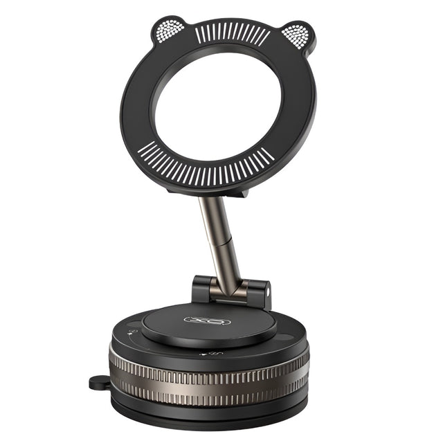 Suport Auto XO C181, Magnetic, Montaj Bord, Suction Cup, Pliabil, MultiAngle - Negru