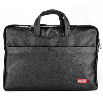 Geanta pentru laptop din Material Textil XO CB08, cu Microfibra, 13 inch, Litchi Series - Negru