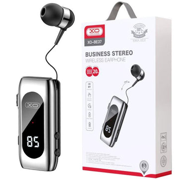 Casti Wireless XO BE37, In Ear, BT 5.2, 140mAh, Afisaj Digital - Negru