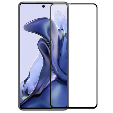 Folie Clear pentru Xiaomi 11T Pro, Full Glass - Transparent / Negru