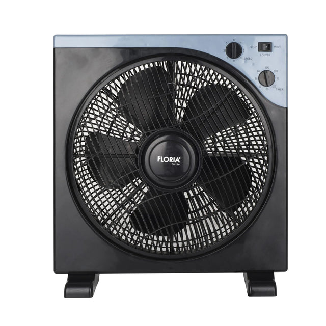 Ventilator patrat cu timer Floria ZLN2355, 40 W, 3 trepte