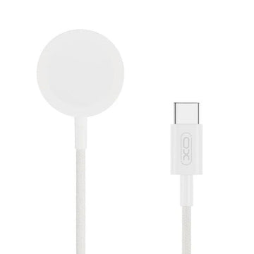Incarcator Wireless XO CX016, iWatch, 5W, Qi Charging, Cablu USB-C, 1m - Alb