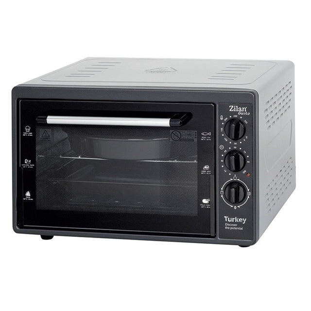 Cuptor electric gri gusto Zilan ZLN5320G, 38 l