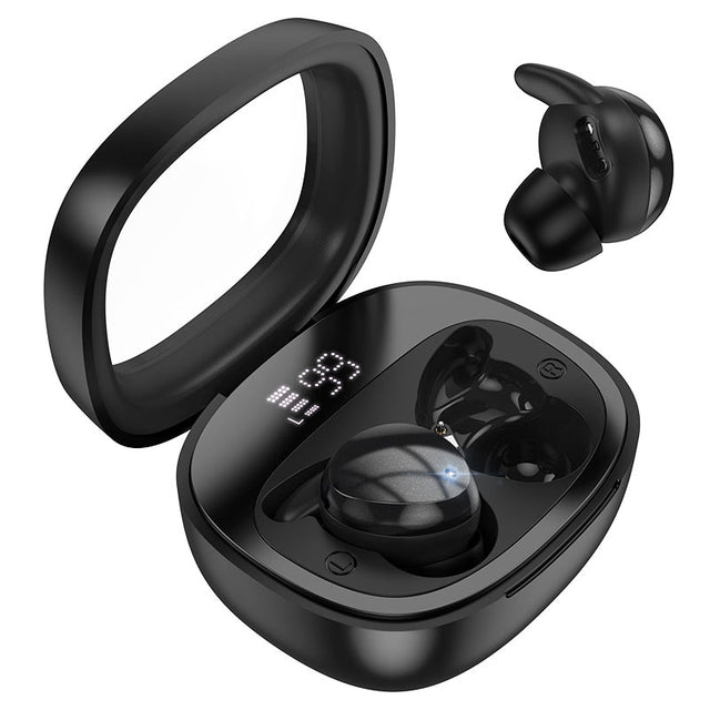 Handsfree Bluetooth Hoco EW65 Shadow, BT 5.3, Microfon - Neg