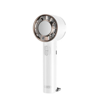 Cooler XO MF87, Mini Ventilator Portabil, 3 Trepte de Viteza, 2000mAh, Cooling Ice - Alb